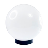 Светильник НТУ-06-75-01 (Шар) d.300 опаловый ПММА/корпус черный ИУ (Элетех) 1030480148