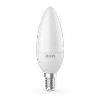 Лампа светодиодная LED 6.5 Вт 520 лм 3000К свеча теплый E14 AC 220В Black Gauss (GAUSS) 103101107