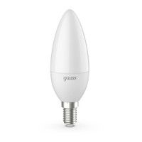 Лампа светодиодная LED 9.5 Вт 950 лм 4100К свеча нейтральный E14 AC 220В Black Gauss (GAUSS) 103101210