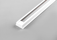 Шинопровод для трековых светильников 1м белый (в наборе токовод заглушка крепление) (FERON) CAB1003 10337