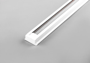 Шинопровод для трековых светильников 1м белый (в наборе токовод заглушка крепление) (FERON) CAB1003 10337