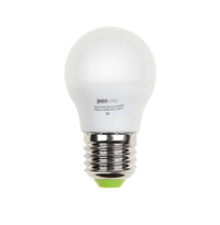 Лампа светодиодная LED 5Вт E27 400Лм теплый матовая шар 230V/50Hz ECO (JazzWay) 1036957A