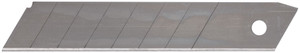 Лезвия для ножа технического 18 мм, 8 сегментов, сталь SK5 (10 шт) (FIT) 10420