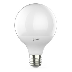 Лампа светодиодная LED 16 Вт 1480 лм 3000К шар G95 теплый E27 AC 220В Black (GAUSS) 105102116