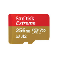 Карта памяти 256GB MicroSD Extreme UHS I, V30, U3, SDXC, 190 МБ/с, Class 10 (SanDisk) SDSQXAV-256G-GN6MN