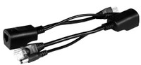 Комплект пассивный (инжектор + сплиттер) для передачи PoE по кабелю Cat 5e. (SC&T) PPK-11