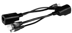 Комплект пассивный (инжектор + сплиттер) для передачи PoE по кабелю Cat 5e. (SC&T) PPK-11