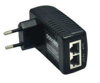 Инжектор PoE 1хRJ45 10/100 Мб/с, 802.3af, до 15.4 Вт, AC 220В, DC 48В (SC&T) Midspan-1/151A