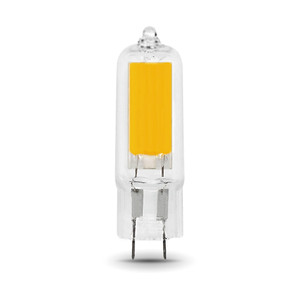 Лампа светодиодная LED 4.5 Вт 380 лм 3000К капсула теплый G4 AC 220В стеклянная Black (GAUSS) 107807104