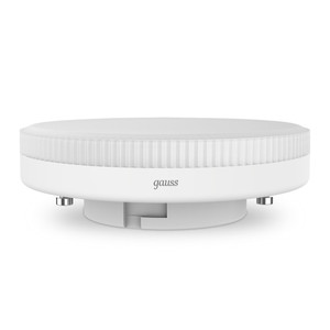 Лампа светодиодная LED 8 Вт 690 лм 4100К таблетка нейтральный GX53 AC 220В Black (GAUSS) 108008208