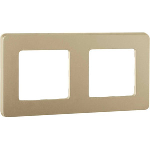 Рамка 2-местная шампань INSPIRIA (IEK) 673948