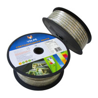 Лента светодиодная гибкая герметичная ULS-Q325 2835-60LED/m-10mm-IP67-220V-6W/m-50M-WW В ПВХ трубке. Упаковка - бобина 50 м. IP67. Угол излучения 120. Кратность резки 1 м. Теплый белый свет. (Uniel) ULS-Q325-0002