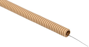 ELASTA Труба гофрированная ПВХ d=20мм с зондом сосна (25м) IEK (IEK) ET-TG21-121-020-025-K34