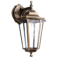 Светильник НБУ-60w вниз Е27 IP44 черное золото (FERON) PL6102/6102 11127