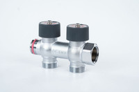 Коллектор распределительный G3/4 2 отвода G3/4 с  плавной регулировкой (РЕХАУ) 11316443001