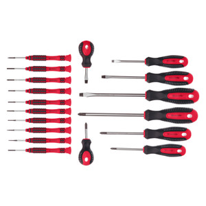 Набор отверток Fusion на полке, 18 шт., PH + SL + Torx, CrV, 3к рукоятка (Matrix) 11452