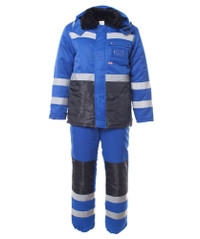 Костюм АЛДАН куртка п-к васильковый с черным 56-58 112-116-170-176 (Эталон-Спецодежда) 128699