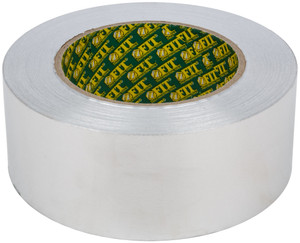 Лента алюминиевая клейкая, 50 мм х 50 м (FIT) 11673