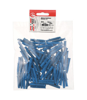 Дюбель четырехраспорный(универсальный) Чапай 6х30 шипы+усы (полипропилен) (100 шт) - пакет Tech-Krep (Tech-KREP) 117854