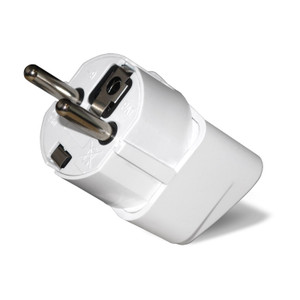 Переходник универсальный с заземлением белый 16А 250В (UNIVersal) 1186