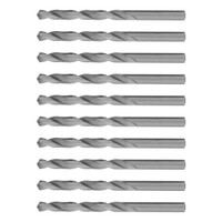 Сверло по металлу, 8,0 мм, полированное, HSS, 10 шт. цилиндрический хвостовик (Matrix) 71580