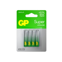 Батарейка алкалиновая GP Super Alkaline G-Tech 24А ААA - 4 шт. на блистере (GP) 1220