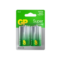 Батарейка алкалиновая GP Super Alkaline G-Tech 13А типоразмера D - 2 шт. на блистере (GP) 1225