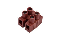 Клеммник 2П 150 градусов 450V 24А 2.5мм.кв фибергласс (DKC) 43102FVr