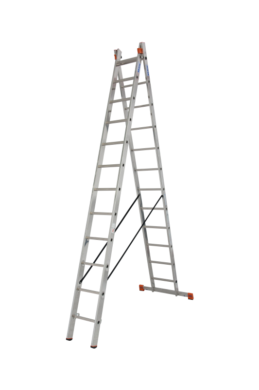 Лестница двухсекционная универсальная DUBILO 2х12 (KRAUSE) 129505