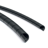 Жгут витой SPIRALITE P4 (20м) QUADRO черный (DKC) 00924RL