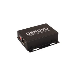 Удлинитель PoE 2хRJ45 10/100 Мб/с, IP30, до 400 м (OSNOVO) E-PoE/1A