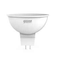 Лампа светодиодная LED 3.5 Вт 300 лм 4100К софит MR16 нейтральный GU5.3 AC 220В Elementary Gauss (GAUSS) 13524