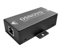 Удлинитель PoE 2хRJ45 10/100/1000 Мб/с, IP50, до 500 м (OSNOVO) E-PoE/1G