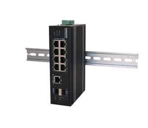 Коммутатор неуправляемый 8 портов RJ45/SFP 10 100 Мб/с PoE 300Вт (OSNOVO) SW-60812/I