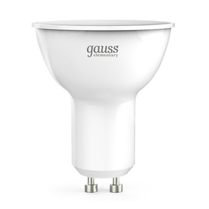 Лампа светодиодная LED 9 Вт 660 лм 4100К софит MR16 нейтральный GU10 AC 220В Elementary Gauss (GAUSS) 13629