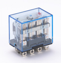 Реле промежуточное 4 контакта с индикацией LED 10А 24В AC ПР-102 (Dekraft) 23211DEK