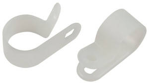 Скоба кабельная нейлоновая под винт 9 мм NO-225-264 белая 50 шт (ЭРА) Б0066663