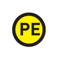 Наклейка PE круглая d=20мм (EKF) an-2-08