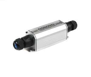 Удлинитель уличный PoE 2хRJ45 10/100/1000 Мб/с, IP66, до 500 м (OSNOVO) E-PoE/1GW