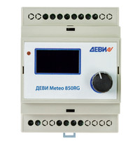 Терморегулятор ДЕВИ Meteo 850RG на шину DIN, с    датчиком температуры на проводе, 10А (ДЕВИ) 140F1085R