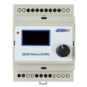 Терморегулятор ДЕВИ Meteo 850RG на шину DIN, с    датчиком температуры на проводе, 10А (ДЕВИ) 140F1085R