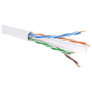 Витая пара U/UTP 4 пары CAT 6 нг(А)-LSLTx белый коробка 305м (DKC) RN6UUK03WH