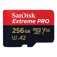 Карта памяти 256GB MicroSD Extreme Pro UHS I, V30, U3, A2, SDXC, 200 МБ/с, Class 10 (SanDisk) SDSQXCD-256G-GN6MA