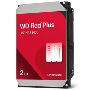 Жесткий диск 2TB Red Plus 3.5'', SATAIII, 5400 об/мин, 64 МБ (Western Digital) WD20EFPX