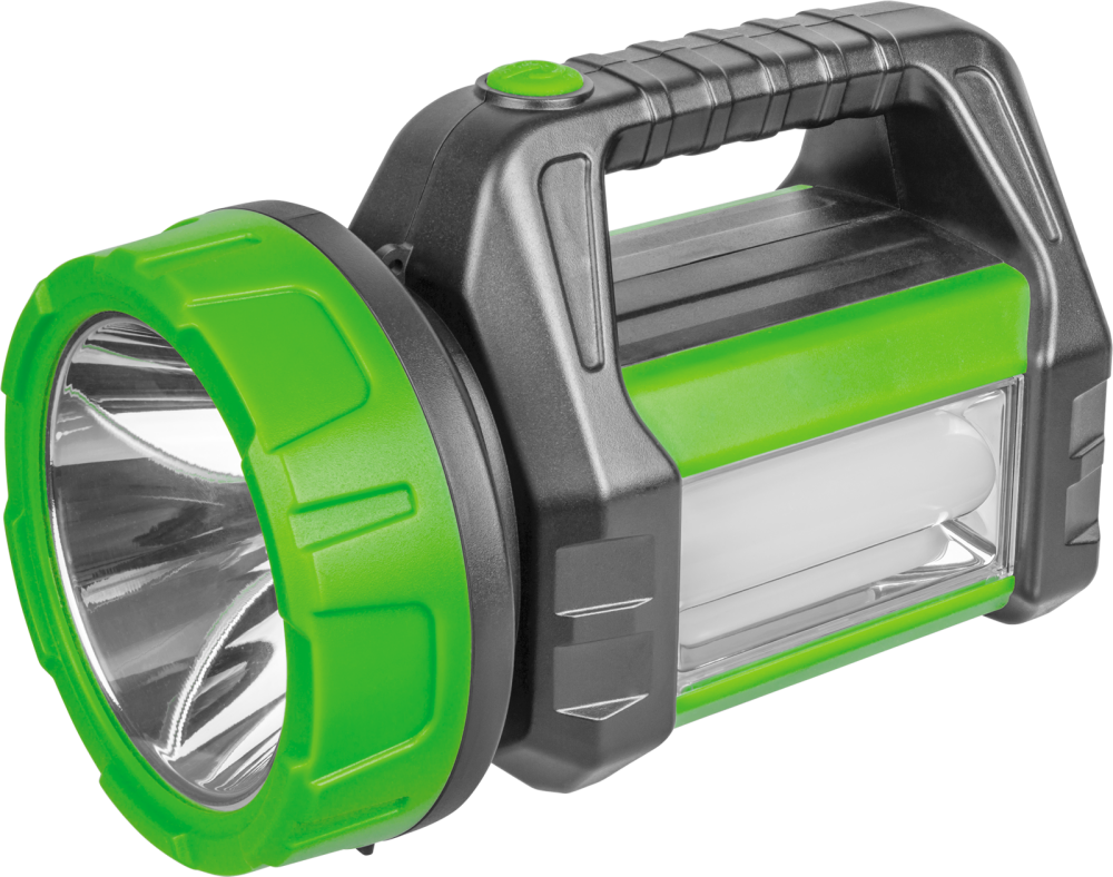 Фонарь светодиодный NPT-SP18-ACCU 5Вт+20LED 250лм 450м аккумуляторный прожектор+кемпинг пластик 2Ач (Navigator Group) 14032