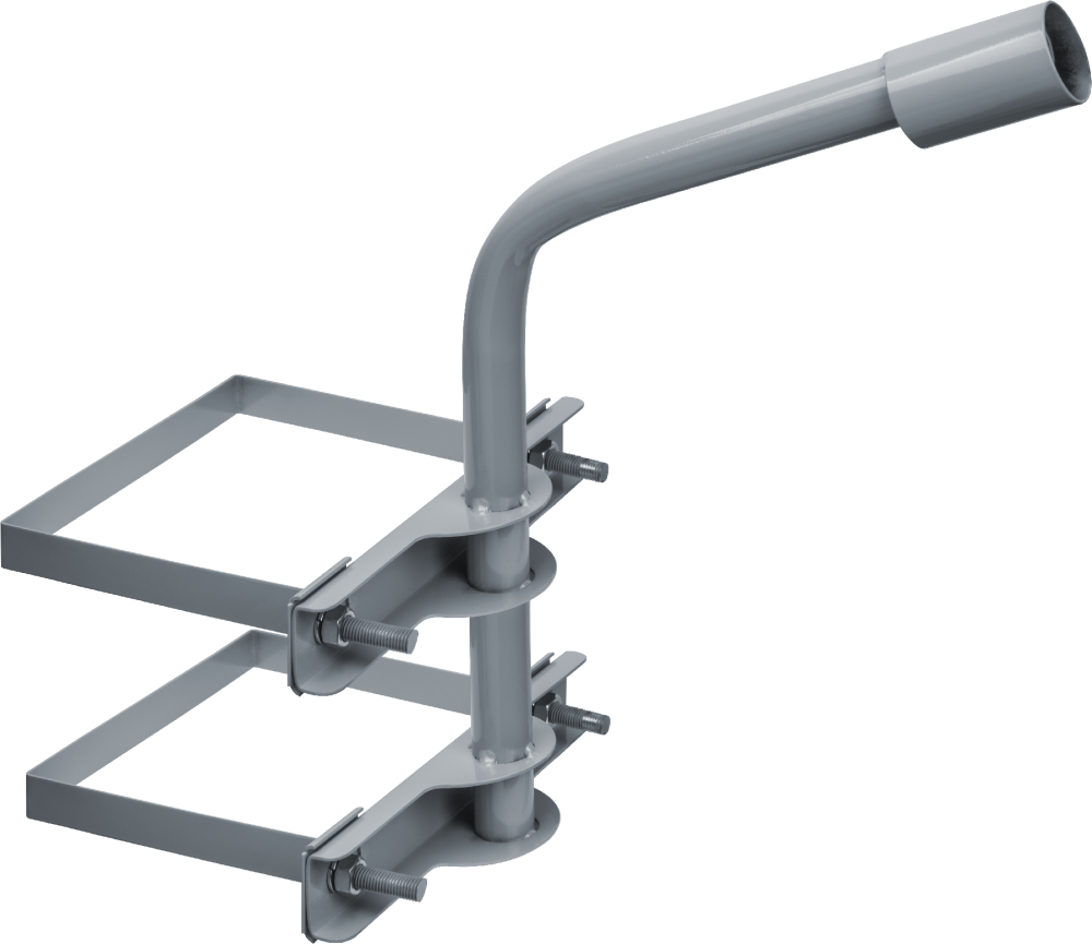 Кронштейн NSB-02-350-500-GR с 2 хомутами (Navigator Group) 14114