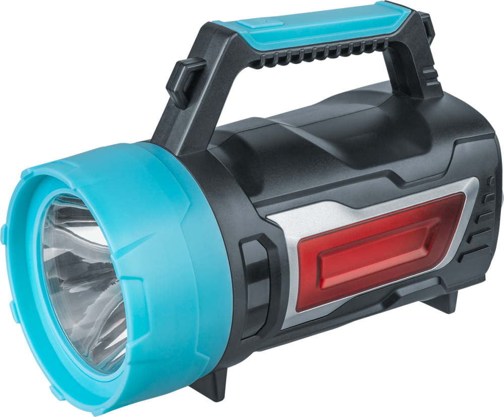 Фонарь светодиодный NPT-SP21-ACCU 10Вт+1COB 3Вт+10LED 240Лм 200м аккумуляторный прожектор+кемпинг пластик 4.4Ач (Navigator Group) 14267