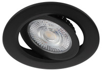 Светильник светодиодный встраиваемый ДВО-5Вт поворотный круглый 3000К черный KL LED 25A-5 3K BK (ЭРА) Б0068164