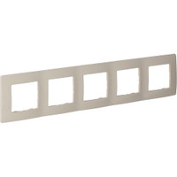 Рамка 5-местная слоновая кость ETIKA (IEK) 672515