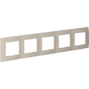 Рамка 5-местная слоновая кость ETIKA (IEK) 672515
